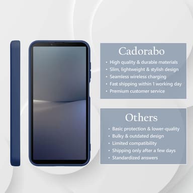 Sony Xperia 10 V deksel case cover (blå)