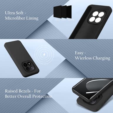 Xiaomi Redmi Note 14 Pro 5G deksel case cover (svart)