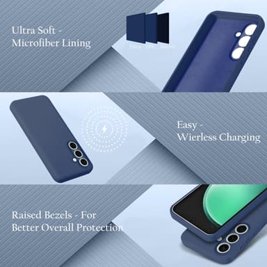 Samsung Galaxy S24 FE deksel case cover (blå)