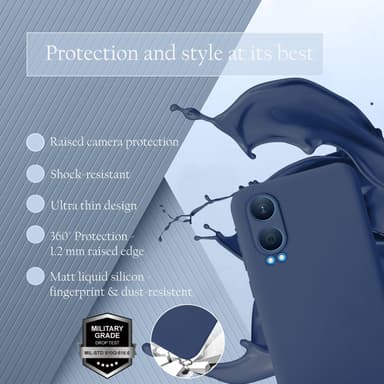 OnePlus Nord CE4 Lite deksel case cover (blå)