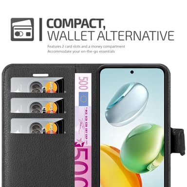 Honor 200 Smart Deksel Etui Case (Svart)