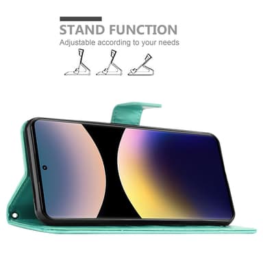 Xiaomi RedMi Note 14 Pro 4G lommebokdeksel Blomster