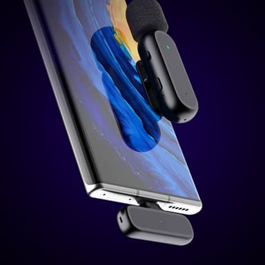 Trådløse mikrofoner med iphone-mottaker
