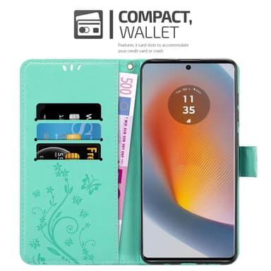 Motorola Moto Edge 50 Fusion lommebokdeksel Blomster
