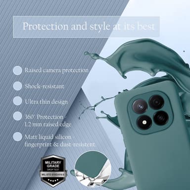 Xiaomi Redmi Note 14 Pro 5G deksel case cover (grønn)