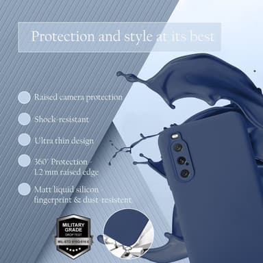 Sony Xperia 10 V deksel case cover (blå)