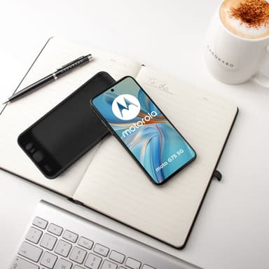 Motorola Moto G75 deksel case cover (svart)