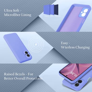 Motorola Moto G55 deksel case cover (lilla)