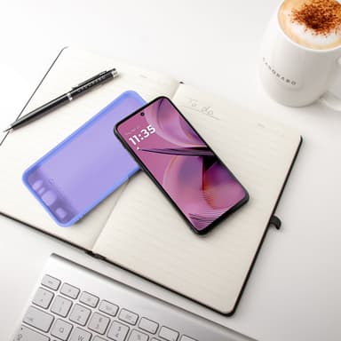 Motorola Moto G55 deksel case cover (lilla)