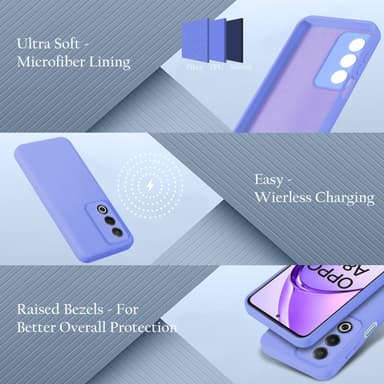 Oppo A80 deksel case cover (lilla)