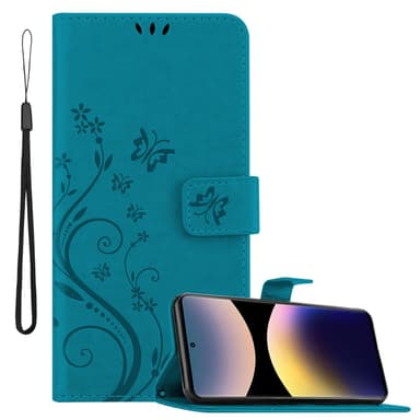 Xiaomi RedMi Note 14 Pro 4G lommebokdeksel Blomster