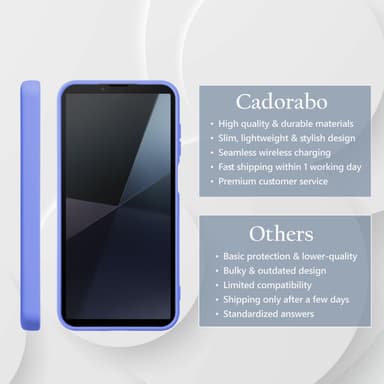 Sony Xperia 10 VI deksel case cover (lilla)