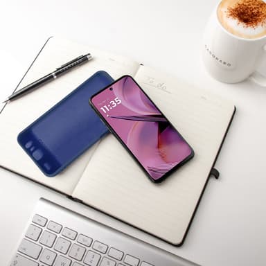 Motorola Moto G55 deksel case cover (blå)