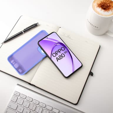 Oppo A80 deksel case cover (lilla)
