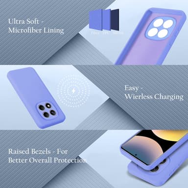 Xiaomi Redmi Note 14 Pro 4G deksel case cover (lilla)