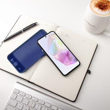 Samsung Galaxy M35 deksel case cover (blå)