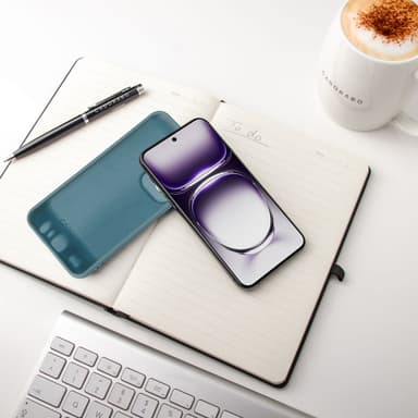 Oppo Reno 12 deksel case cover (grønn)