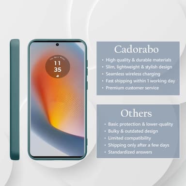 Motorola Moto Edge 50 Fusion deksel case cover (grønn)