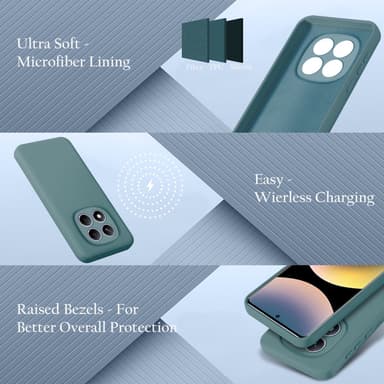 Xiaomi Redmi Note 14 Pro 4G deksel case cover (grønn)