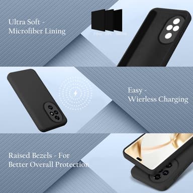 Honor 200 Pro deksel case cover (svart)