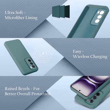 Oppo Reno 12 deksel case cover (grønn)