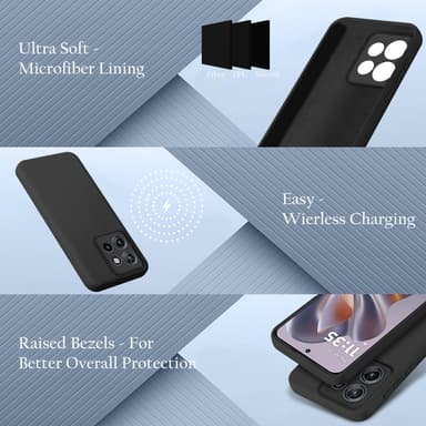 Motorola Moto Edge 50 Neo deksel case cover (svart)