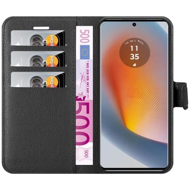 Motorola Moto Edge 50 Fusion Deksel Etui Case (Svart)