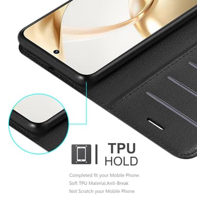 Honor 200 Deksel Etui Case (Svart)