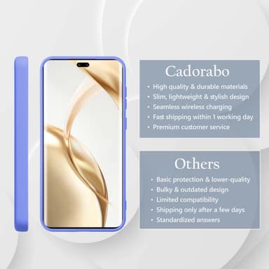 Honor 200 Pro deksel case cover (lilla)