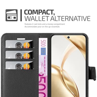 Honor 200 Deksel Etui Case (Svart)