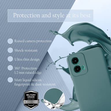 Motorola Moto G45 deksel case cover (grønn)