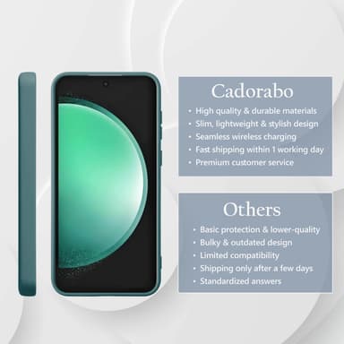 Samsung Galaxy S24 FE deksel case cover (grønn)