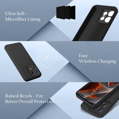 Motorola Moto Edge 50 Pro deksel case cover (svart)