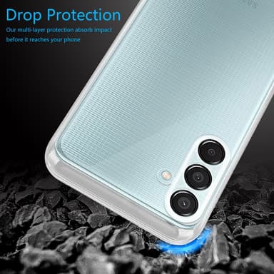 Samsung Galaxy M15 deksel case cover (Gjennomsiktig)
