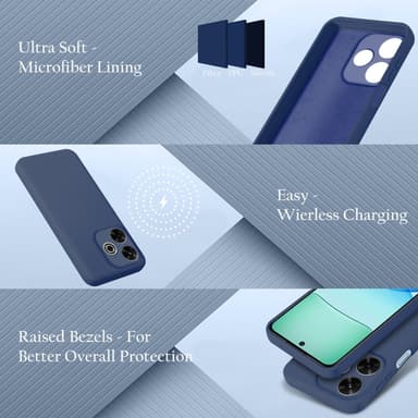 Xiaomi RedMi 13 4G deksel case cover (blå)