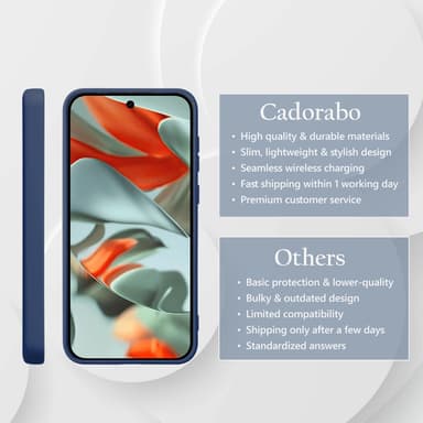 Google Pixel 9 PRO XL deksel case cover (blå)