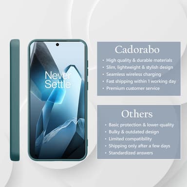 OnePlus 13 deksel case cover (grønn)