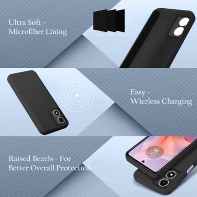 Motorola Moto E14 deksel case cover (svart)