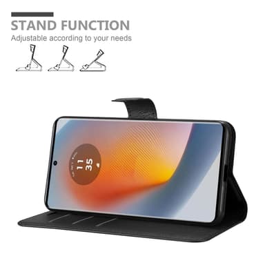 Motorola Moto Edge 50 Fusion Deksel Etui Case (Svart)