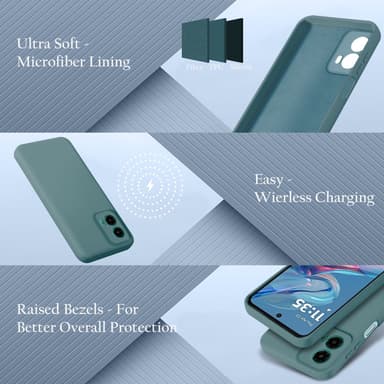 Motorola Moto G45 deksel case cover (grønn)
