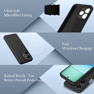 Xiaomi RedMi 13 4G deksel case cover (svart)