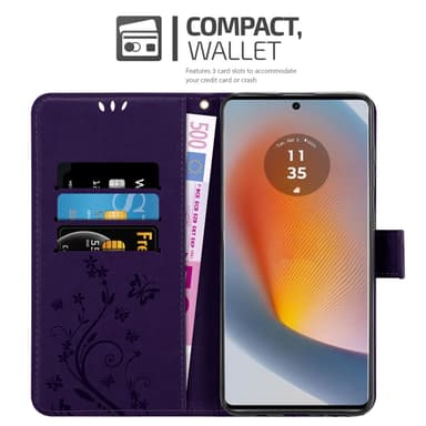 Motorola Moto Edge 50 Fusion lommebokdeksel Blomster