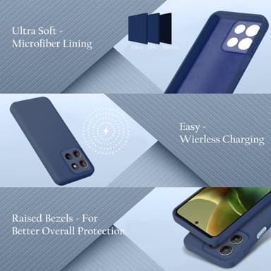 Motorola Moto G15 deksel case cover (blå)