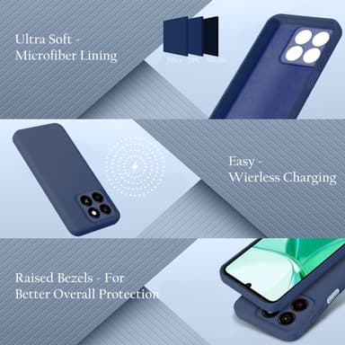 ZTE Blade A35 / A55 deksel case cover (blå)