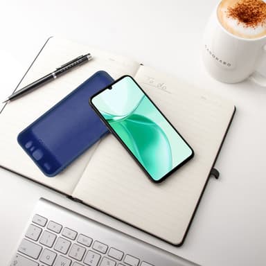 ZTE Blade A35 / A55 deksel case cover (blå)