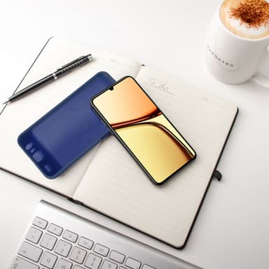 Realme C61 / C63 deksel case cover (blå)