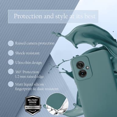 Motorola Moto G55 deksel case cover (grønn)