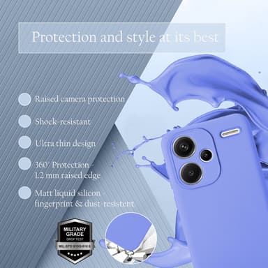 Xiaomi Redmi Note 13 Pro Plus deksel case cover (lilla)