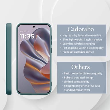Motorola Moto Edge 50 Neo deksel case cover (grønn)