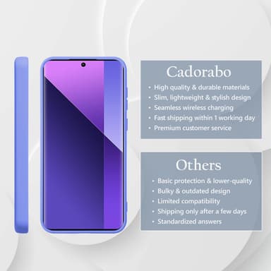 Xiaomi Redmi Note 13 Pro Plus deksel case cover (lilla)